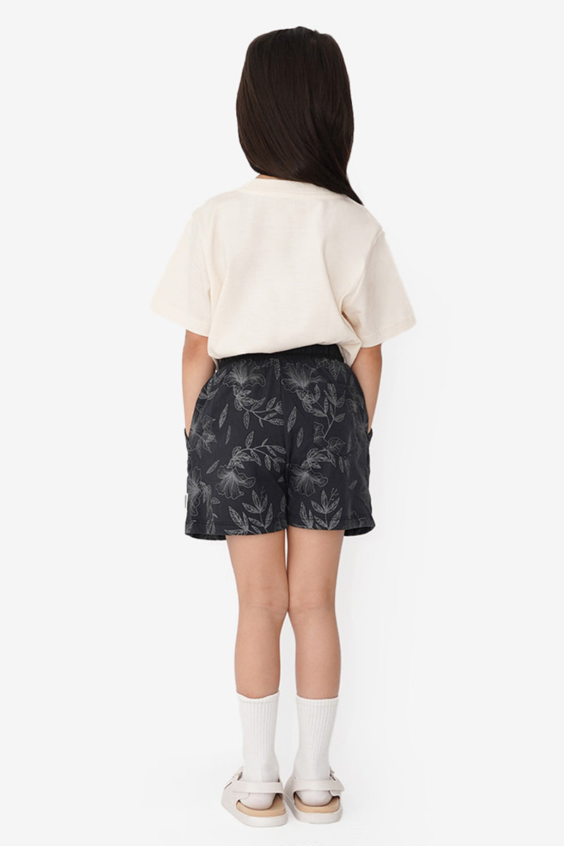 Kids' Basic + Printed Shorts - 2-Pack