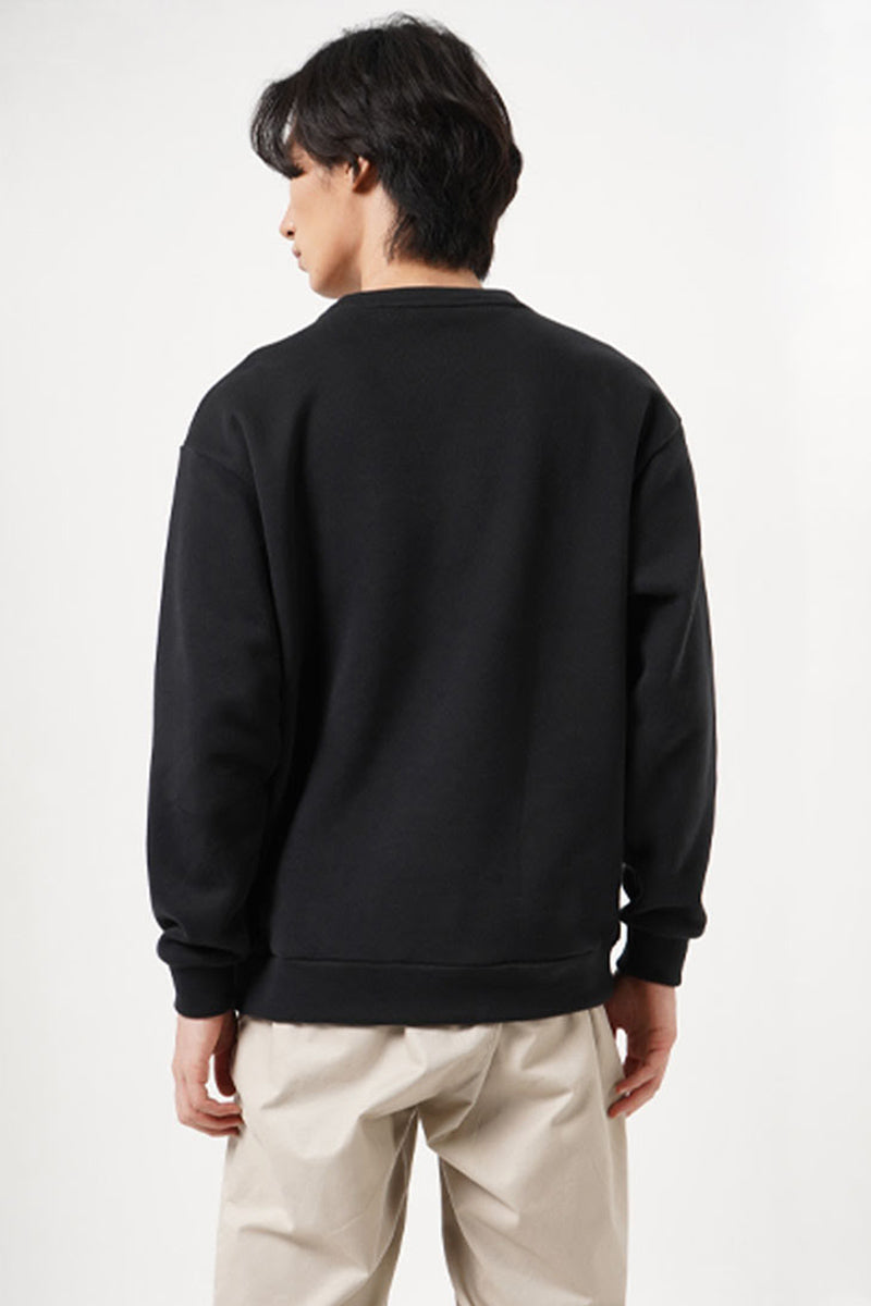 Unisex Soft Fleece Pullover with Tonal Print