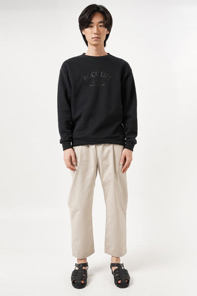 Unisex Soft Fleece Pullover with Tonal Print