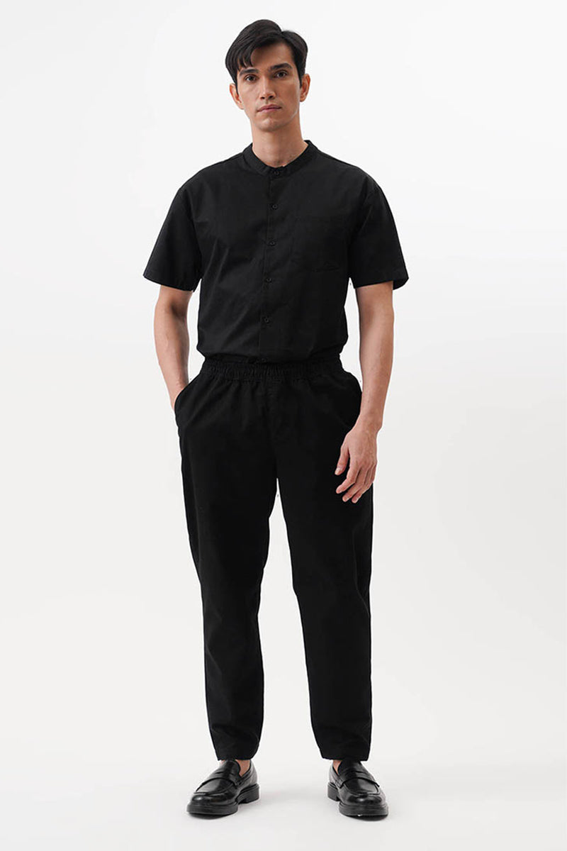 Men's Brushed Woven Pull On Trousers