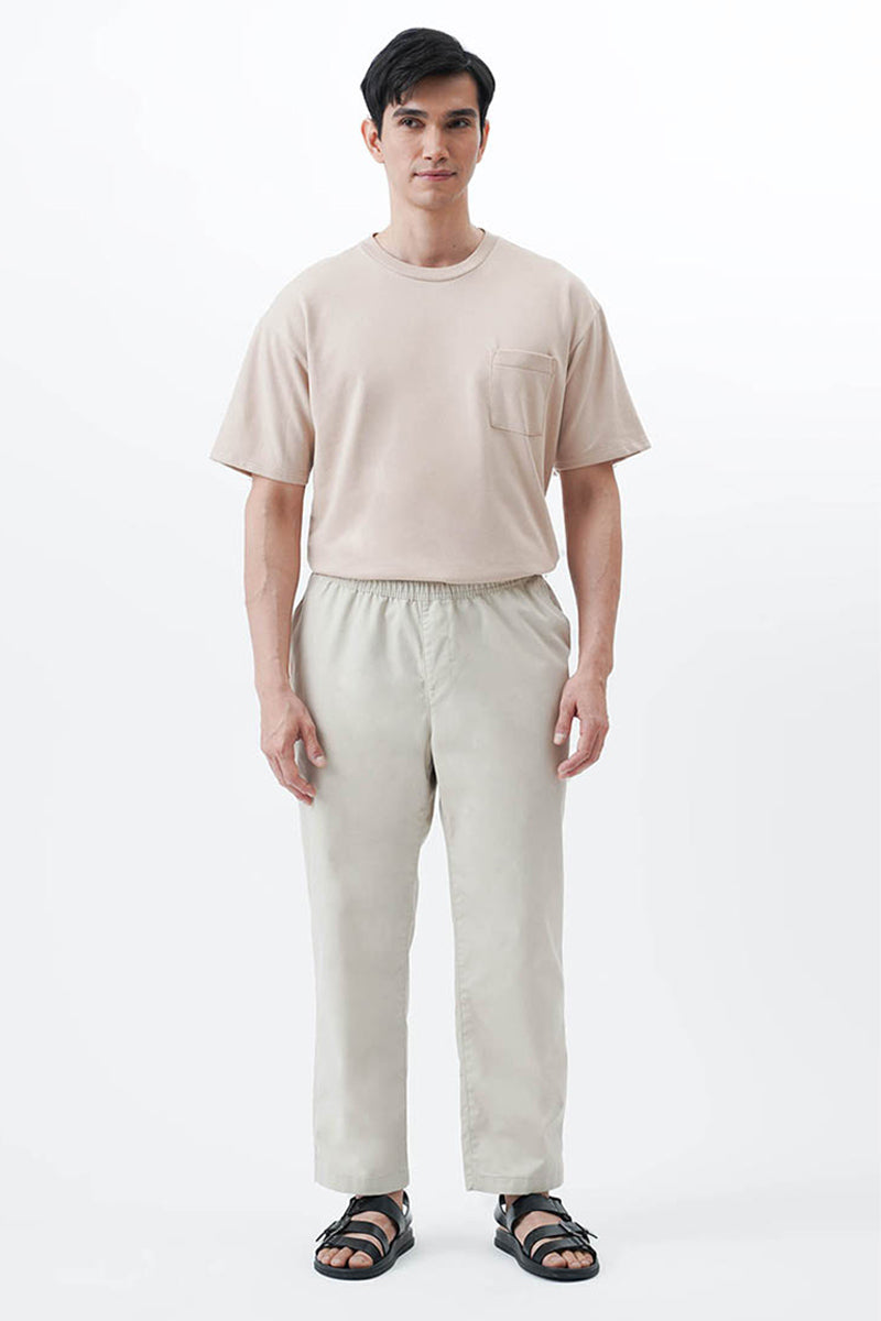 Men's Brushed Woven Pull On Trousers