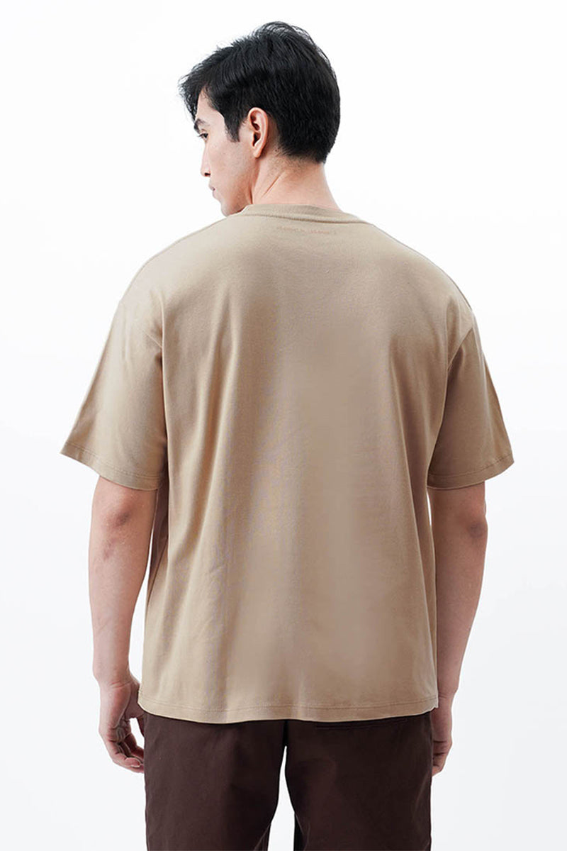 Unisex Tokyo Coordinates Tonal Print Boxy T-Shirt