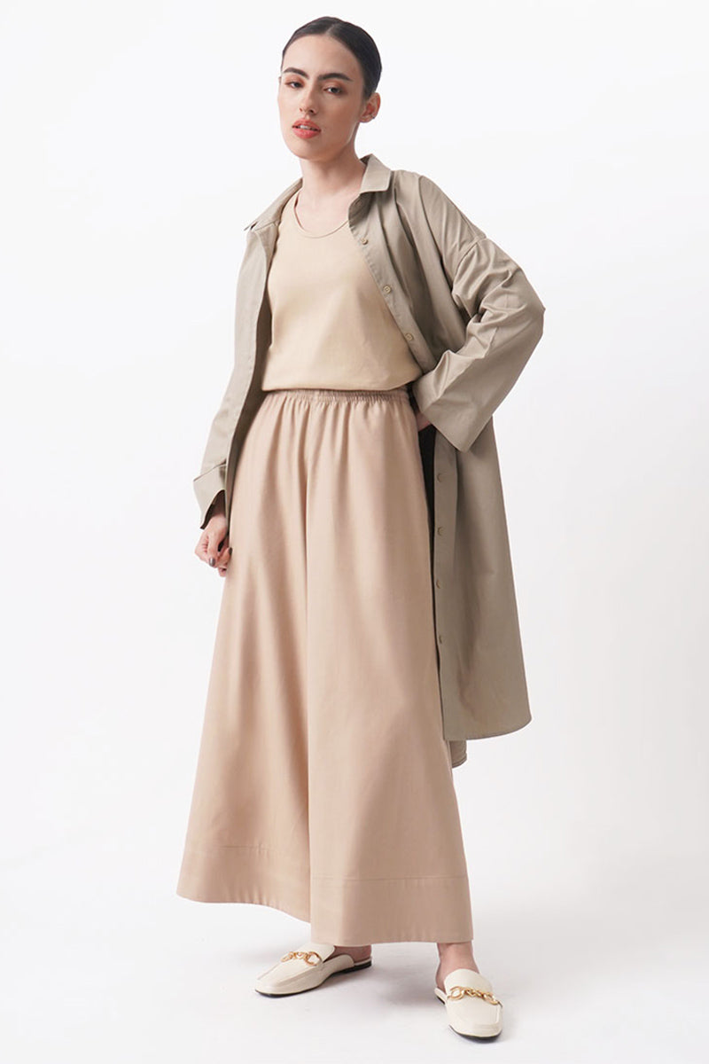 Women's Voluminous Cropped Trousers