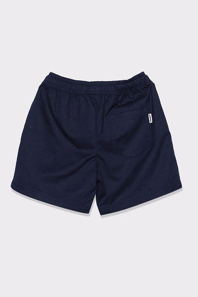 Kids' Garter Waist Shorts with Curved Pockets