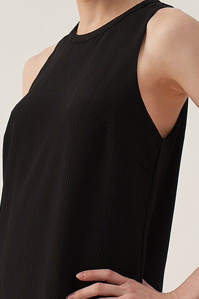 Women's Textured Sleeveless Halter Dress - The New Standard