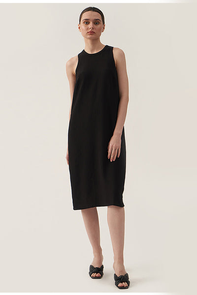 Women's Textured Sleeveless Halter Dress - The New Standard