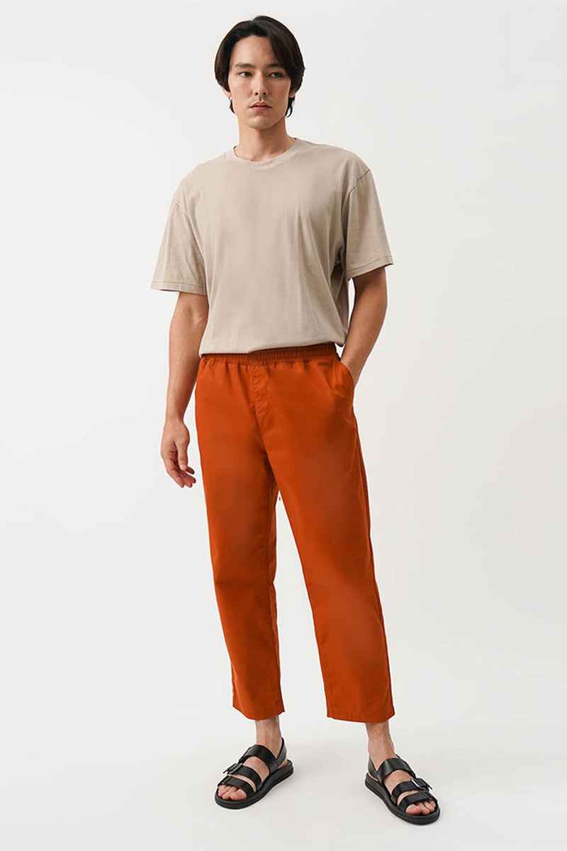 Men's Brushed Woven Pull On Trousers