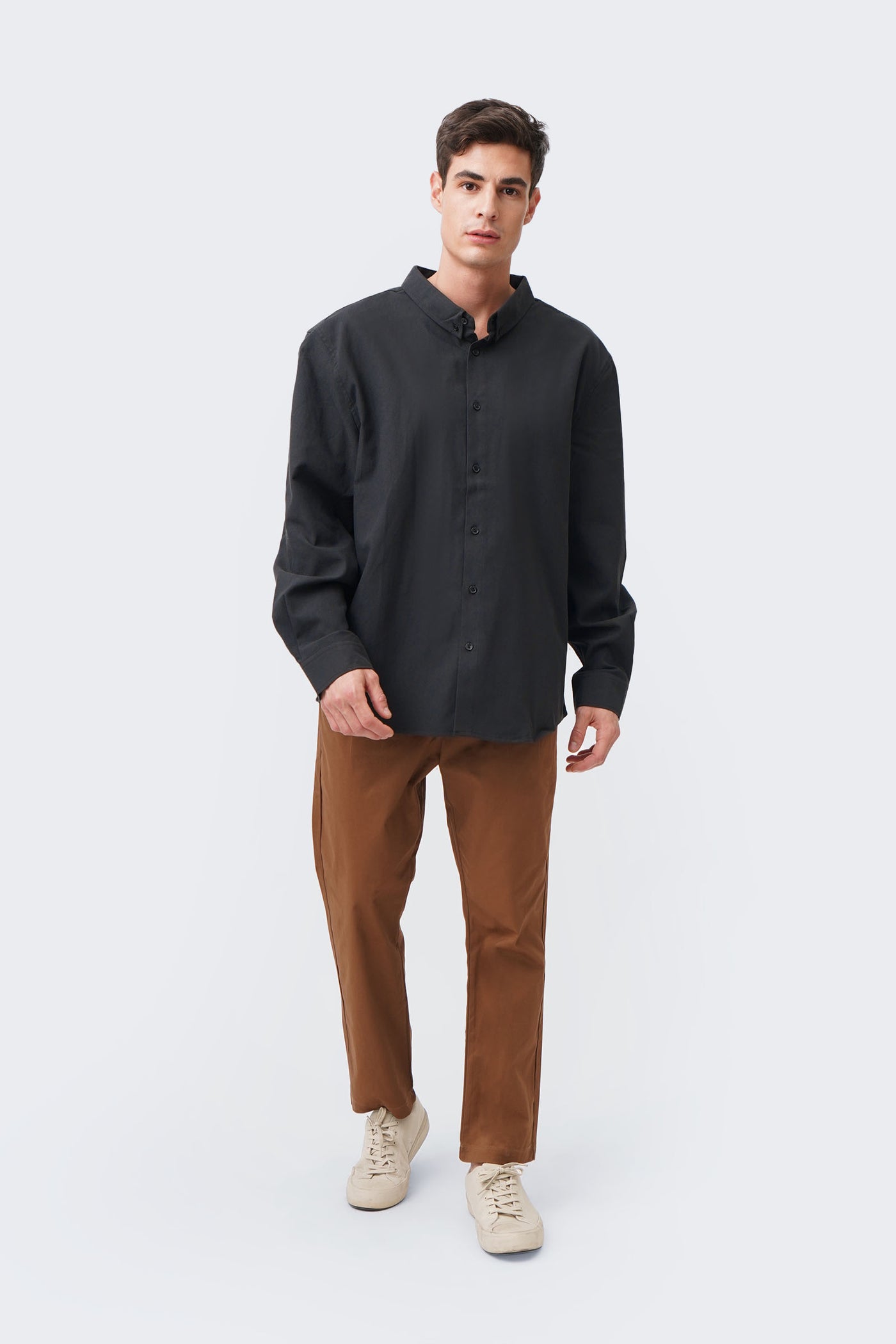 Men's Buttondown Long Sleeve Shirt - The New Standard