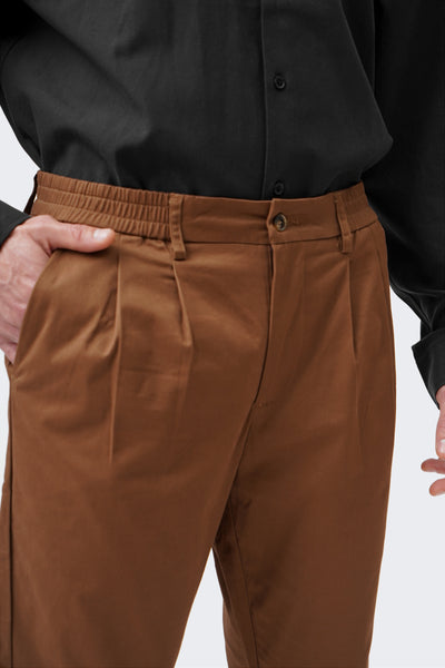 Men's Quarter Garter Waist Front Pleat Trousers