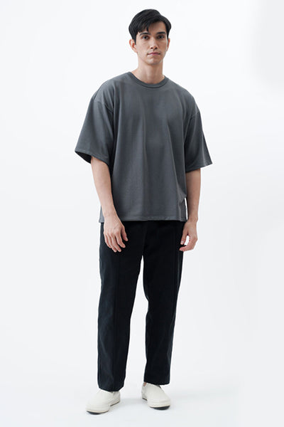 Unisex Oversized Crew Neck Kimono Sleeve T-Shirt