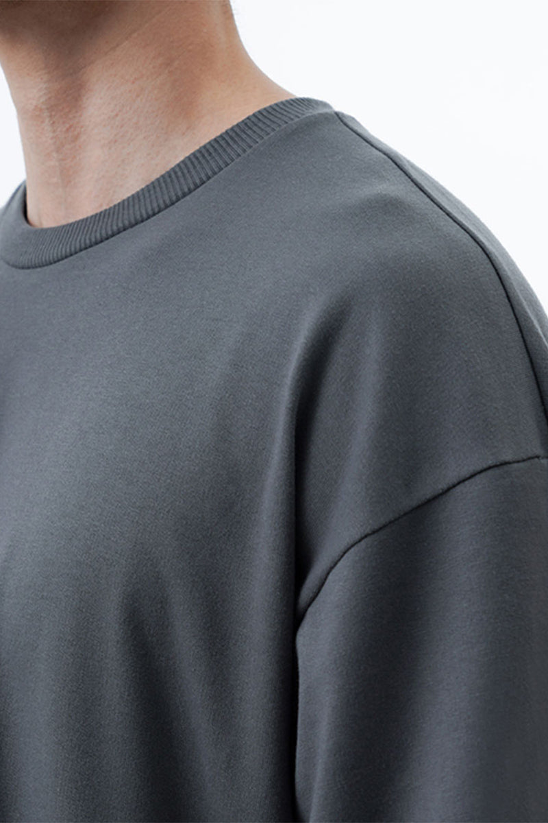 Unisex Oversized Crew Neck Kimono Sleeve T-Shirt