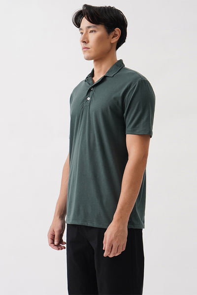 Unisex Half Placket Square Polo