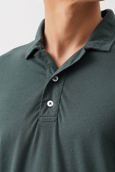 Unisex Half Placket Square Polo