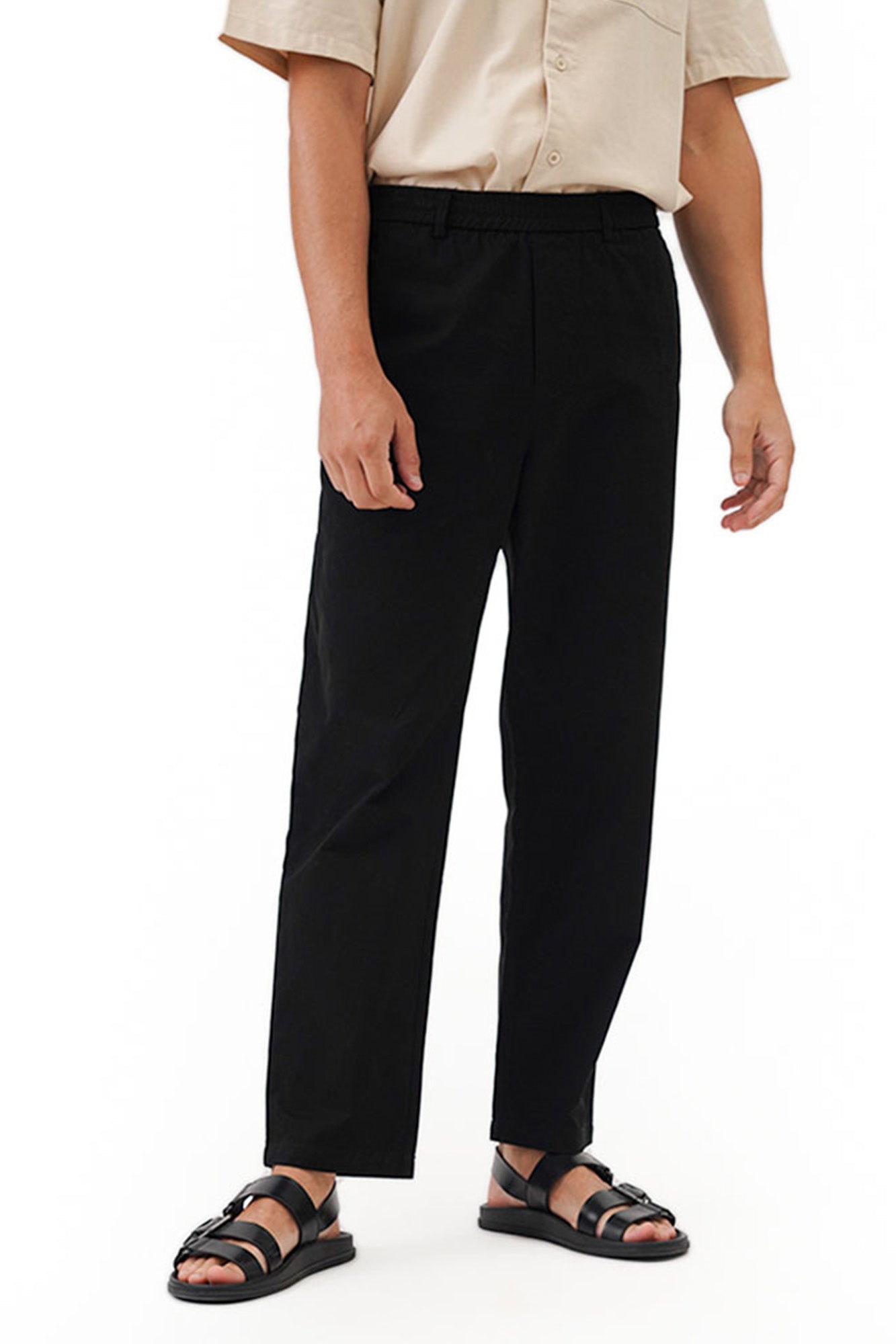 Men's Semi Slim Pull On Trousers