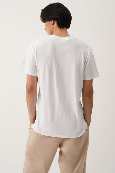 Unisex Relaxed Basic T-Shirt with Stitching Detail
