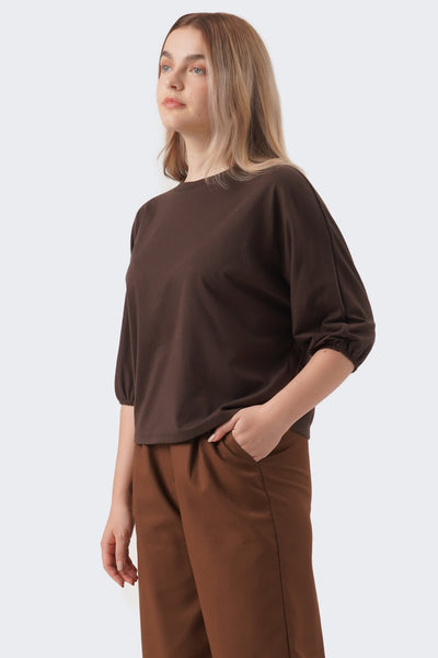 Women's Quarter Puff Sleeves T-Shirt