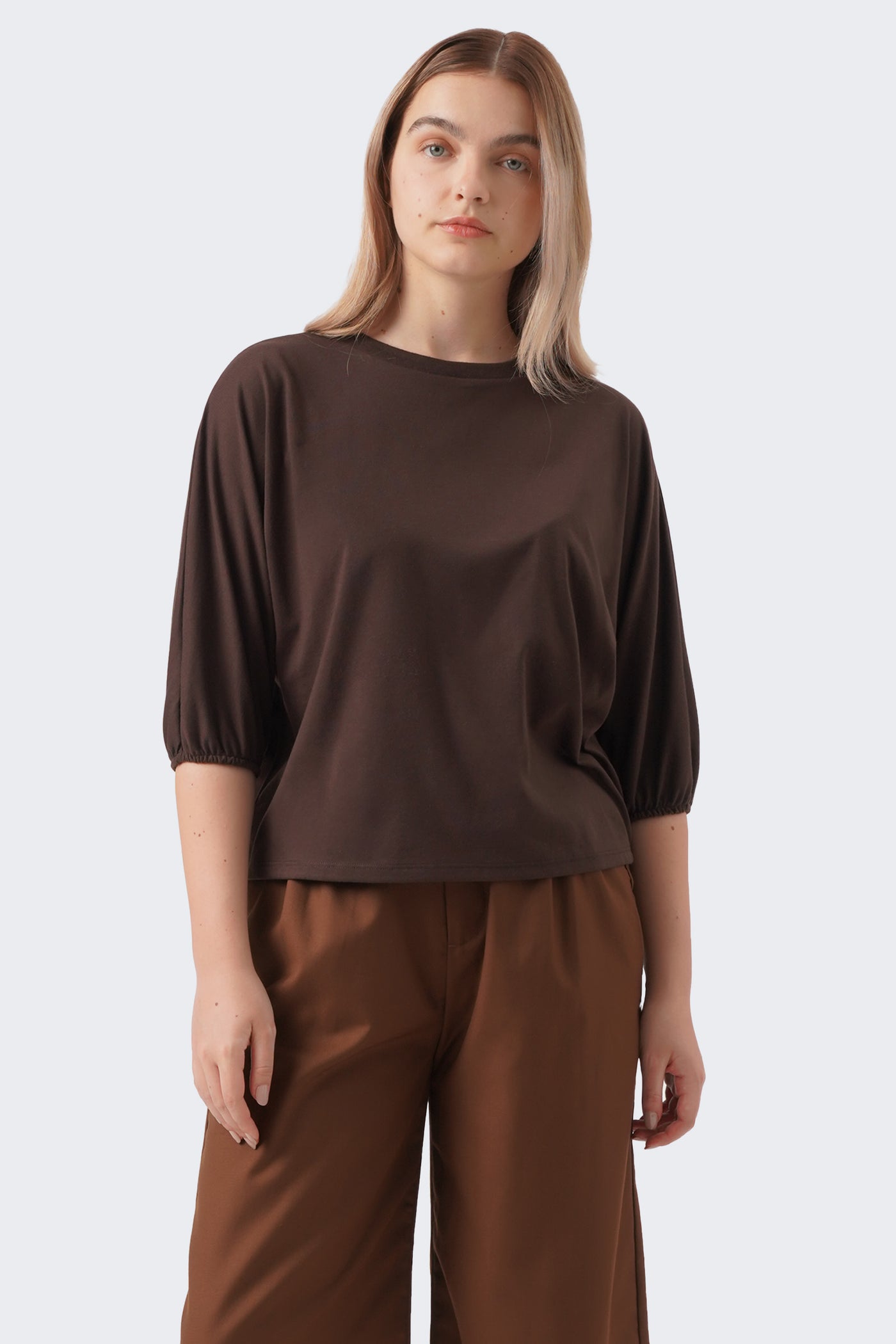 Women's Quarter Puff Sleeves T-Shirt