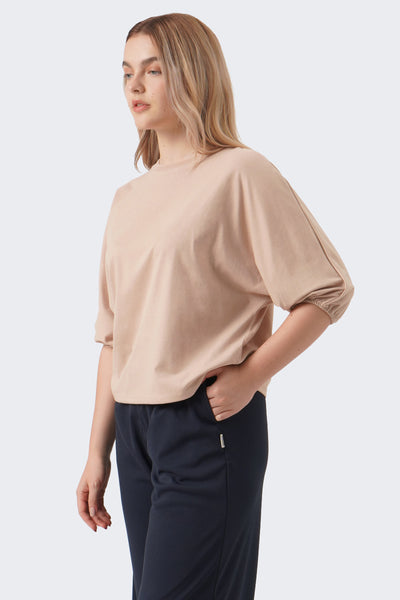 Women's Quarter Puff Sleeves T-Shirt
