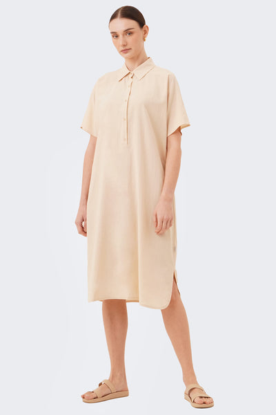 Women's Midi Extended Short Sleeve Dress