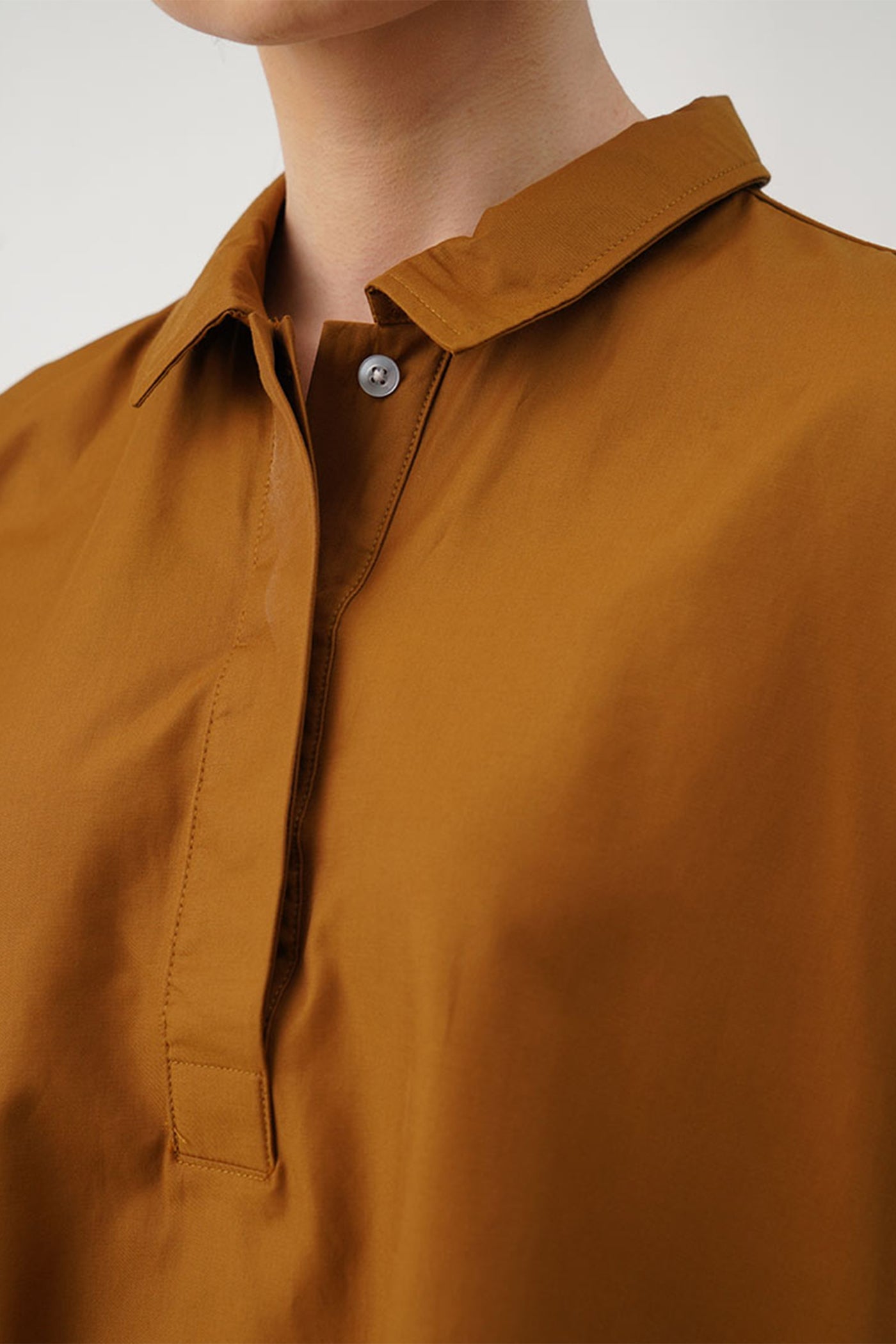 Women's Hidden Placket A-Line Shirtdress