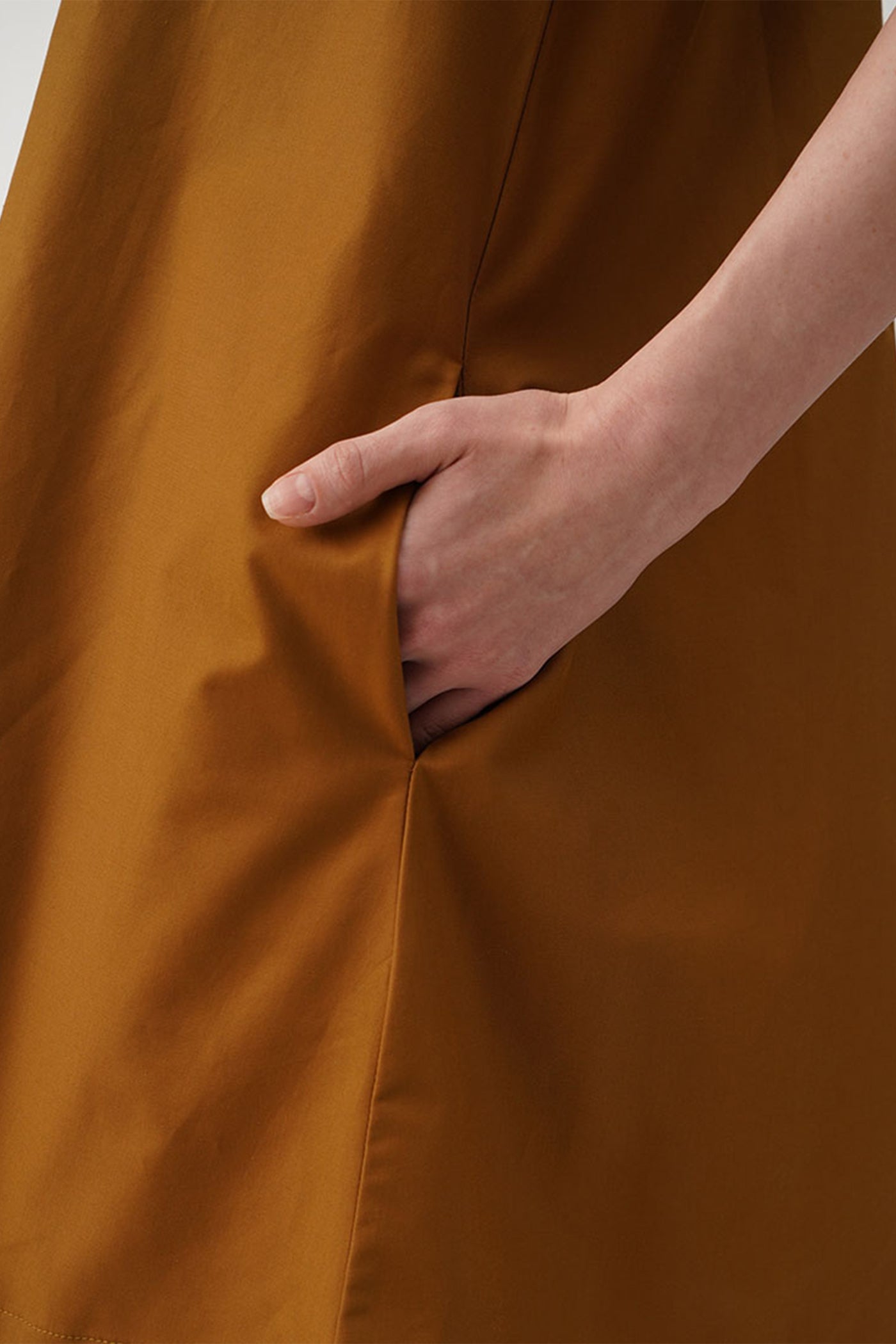 Women's Hidden Placket A-Line Shirtdress