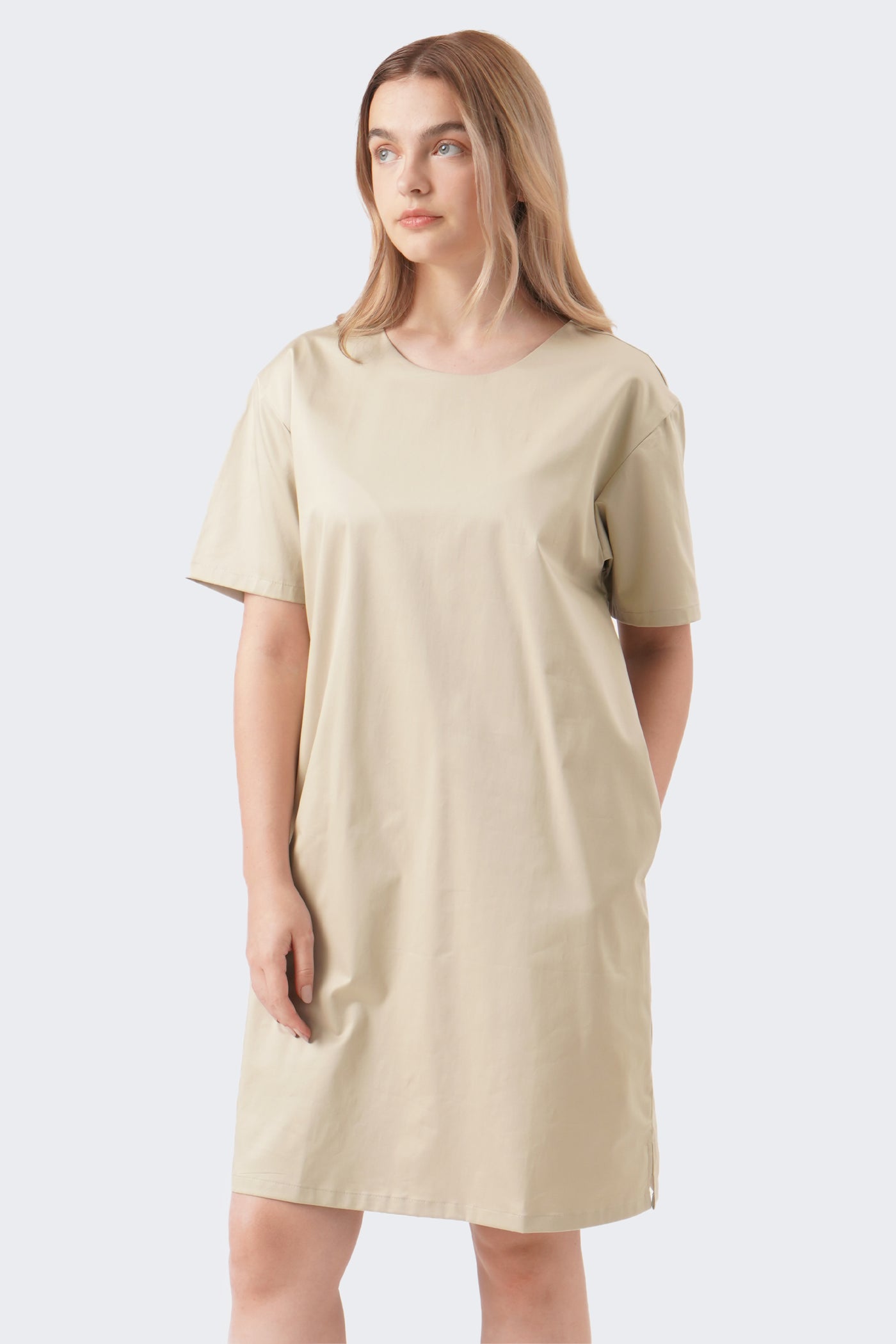 Women's Short Sleeve Mini A-Line Dress