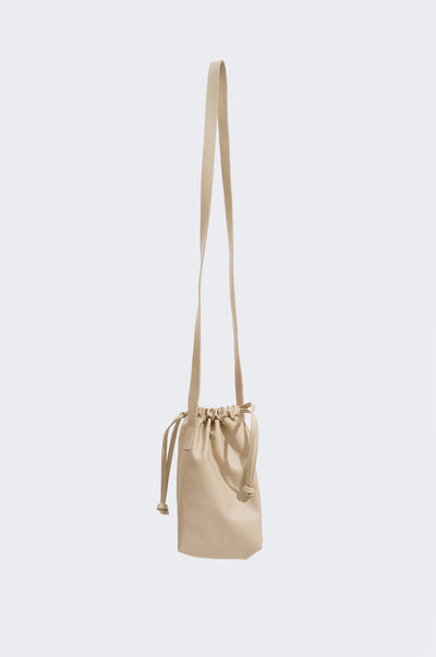 Unisex Mini Leather Pouch Crossbody Bag
