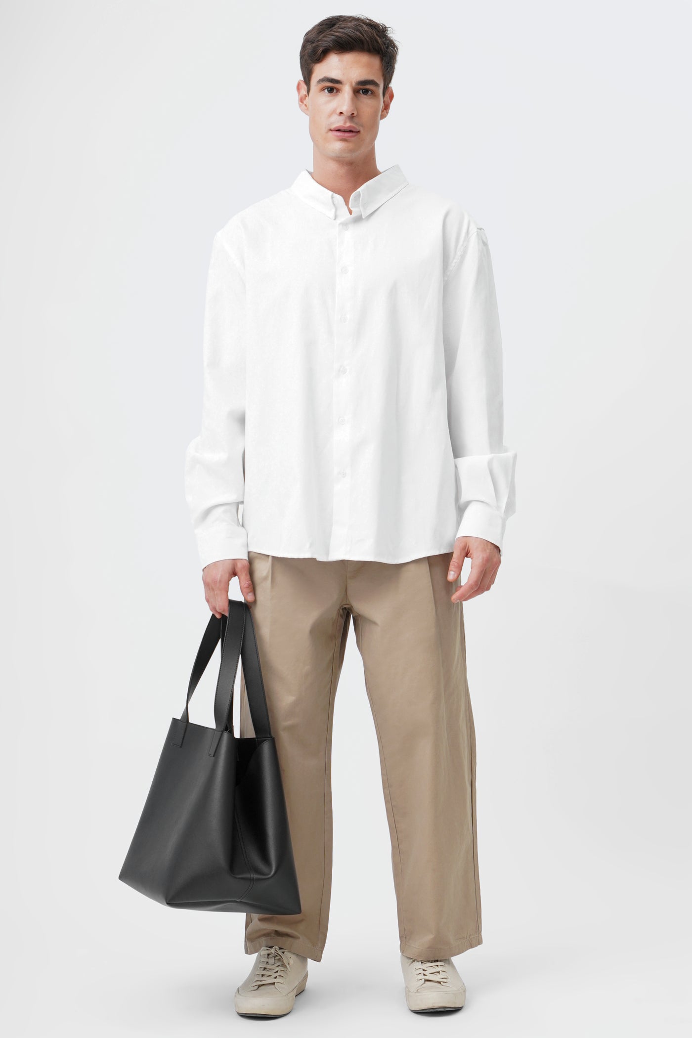 Unisex Weekend Leather Tote