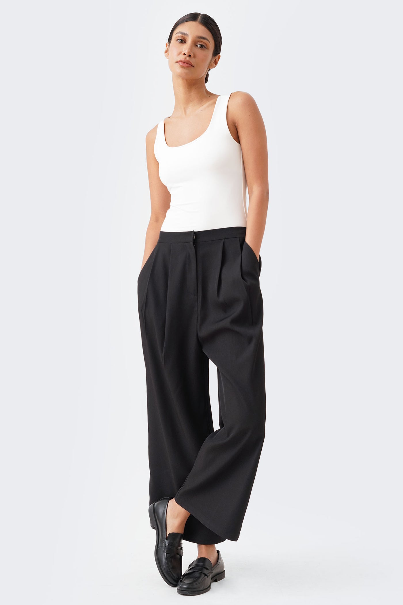 Women's Pleated Culottes
