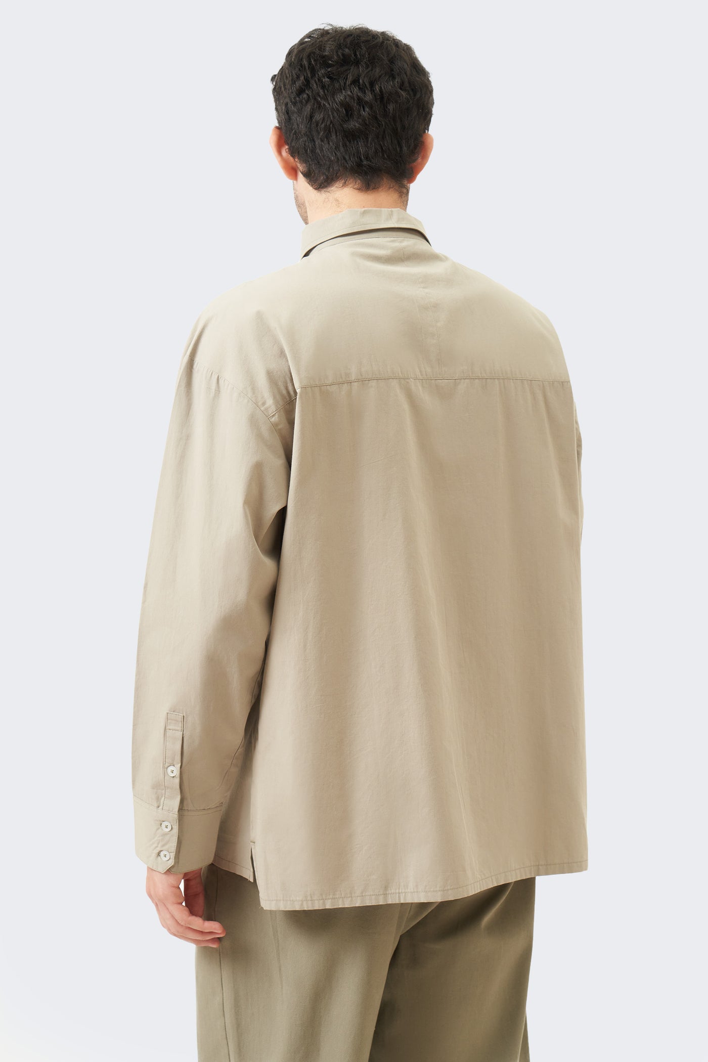 Men's Relaxed Extended Cuff Shirt