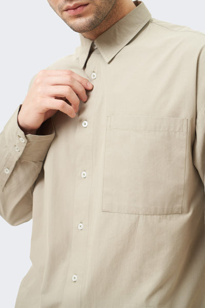 Men's Relaxed Extended Cuff Shirt
