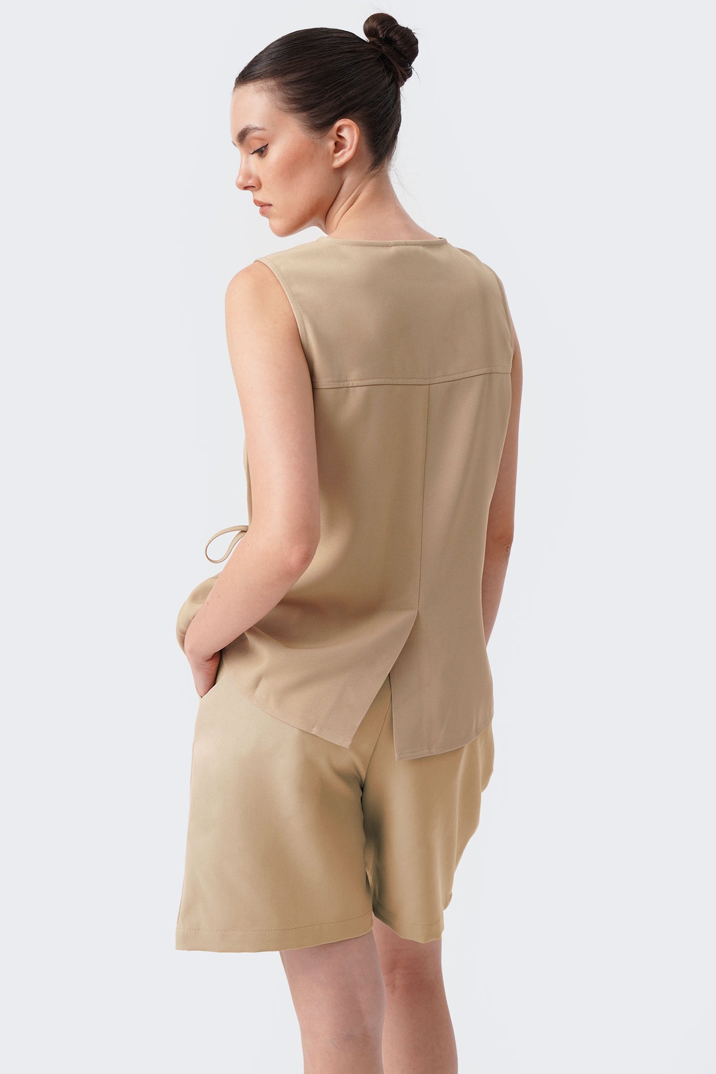 Women's Sleeveless Wrap Vest