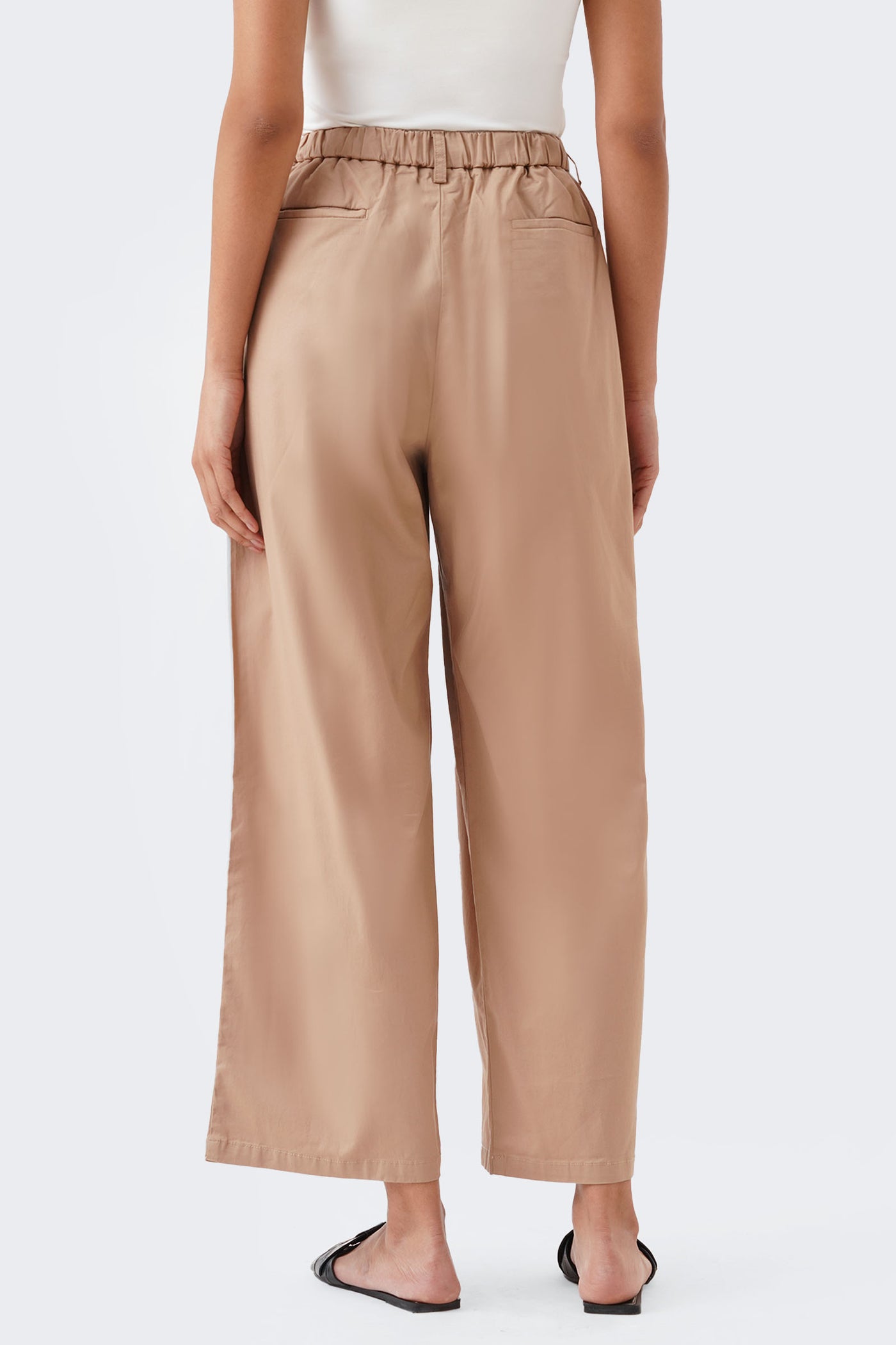 Women's High-waist Pleated Wide Pants