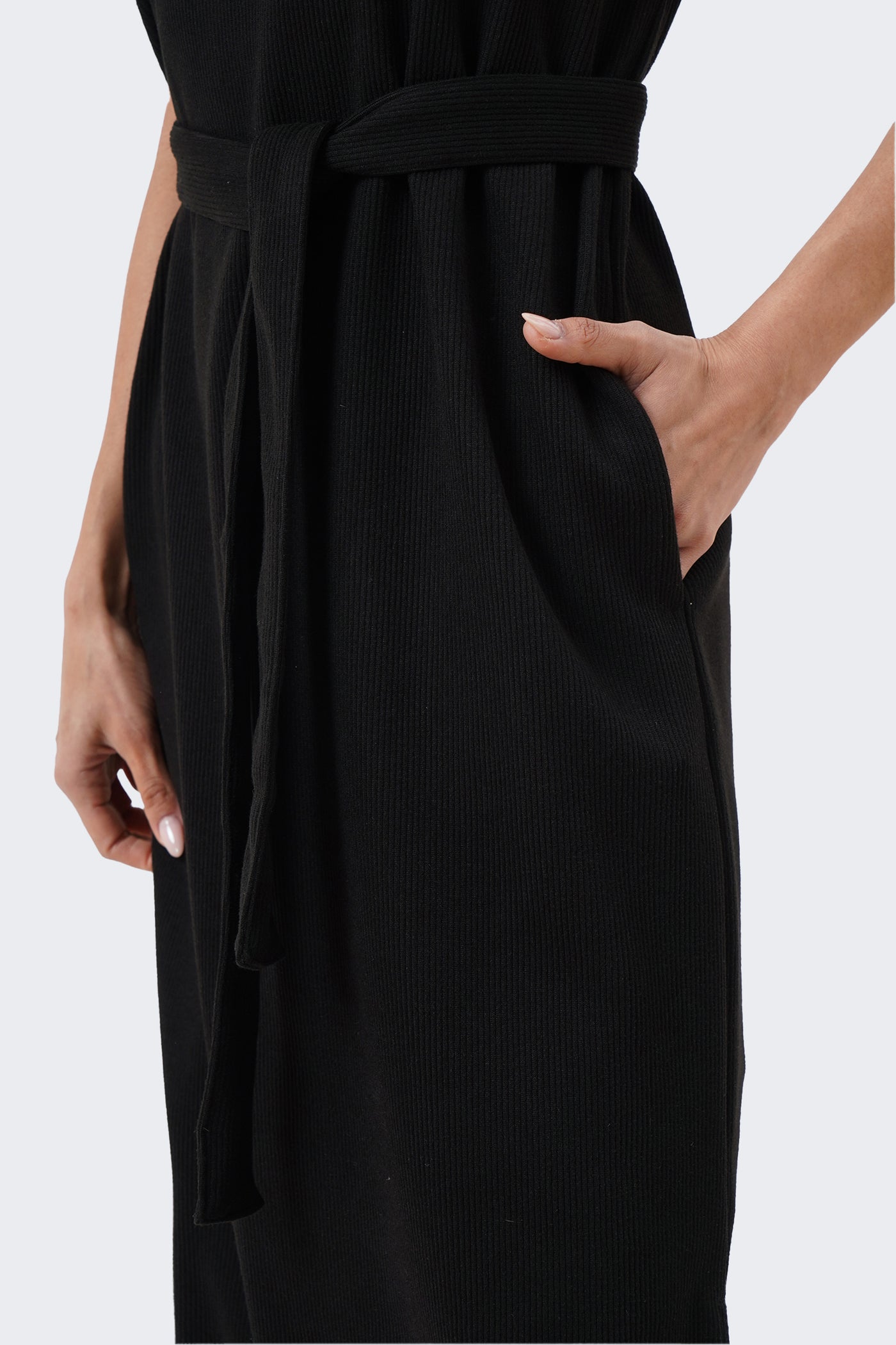Women's Sleeveless Ribbed Maxi Dress