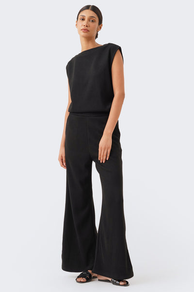 Women's Ribbed Pull-on Flared Pants