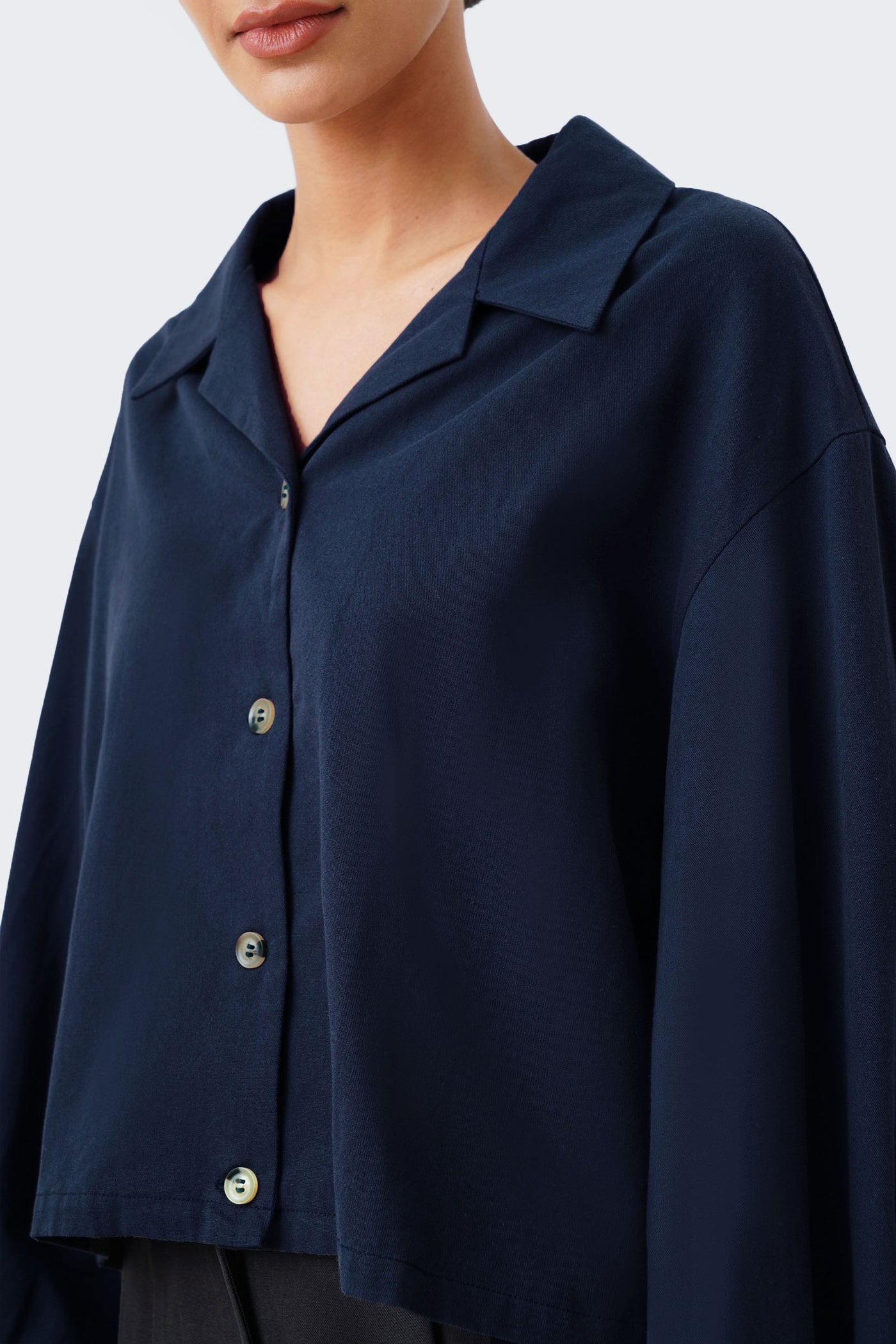 Women's High Cuff Bishop Sleeve Shirt