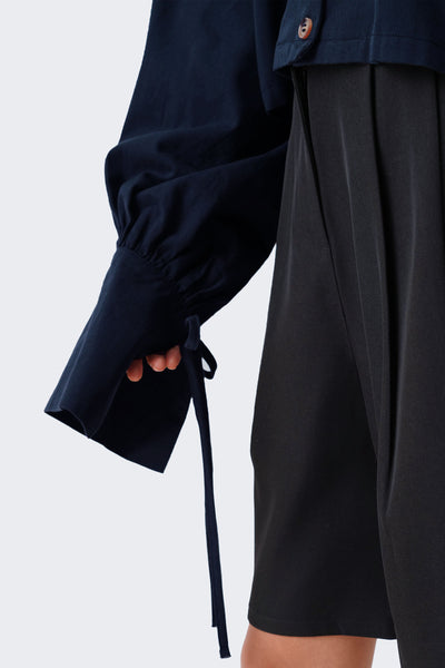 Women's High Cuff Bishop Sleeve Shirt