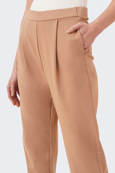 Women's Cozy Front Pleat Barrel Pants