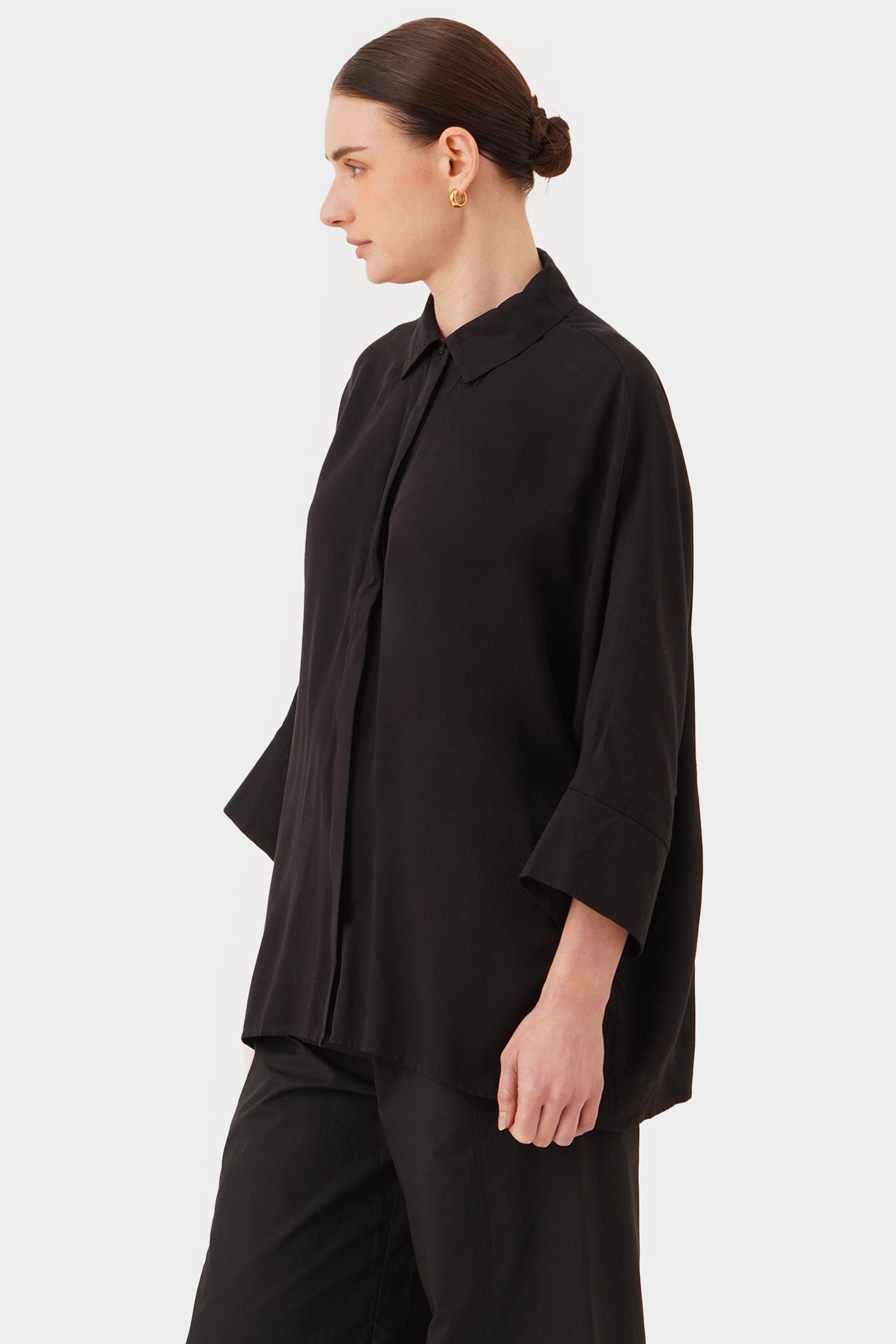 Women's Dolman Button-up Shirt