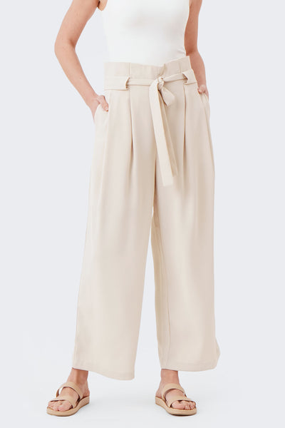 Women's Paperbag Wide Pants