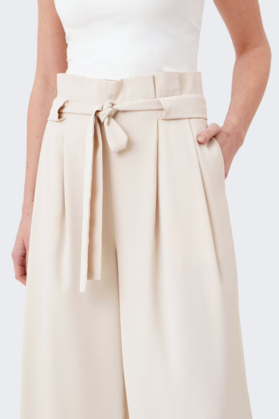 Women's Paperbag Wide Pants