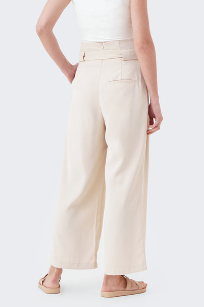 Women's Paperbag Wide Pants