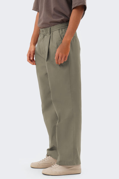 Men's Wide Leg Elastic Waist Trousers - The New Standard