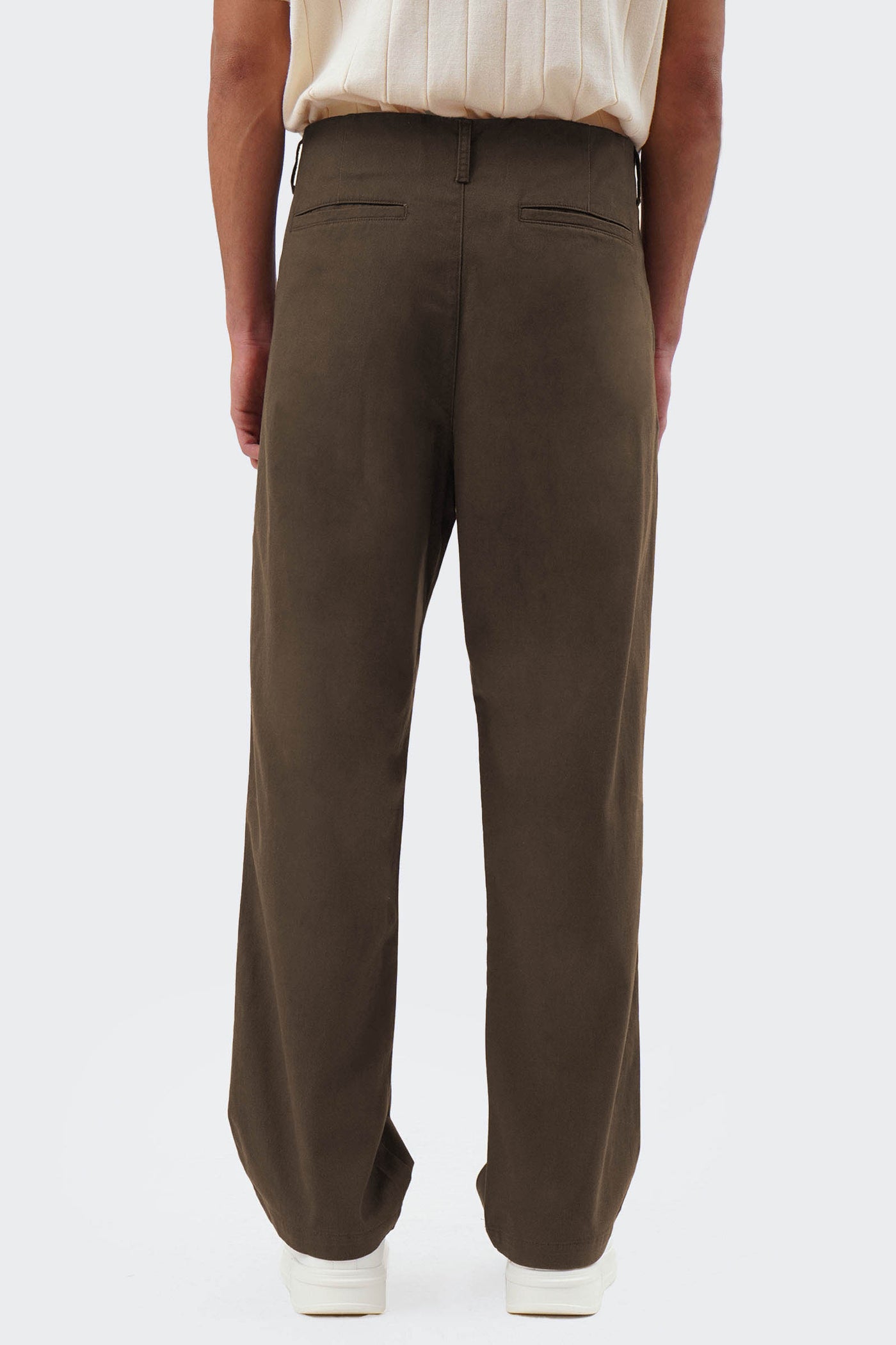 Men's Mid-rise Pleated Pants