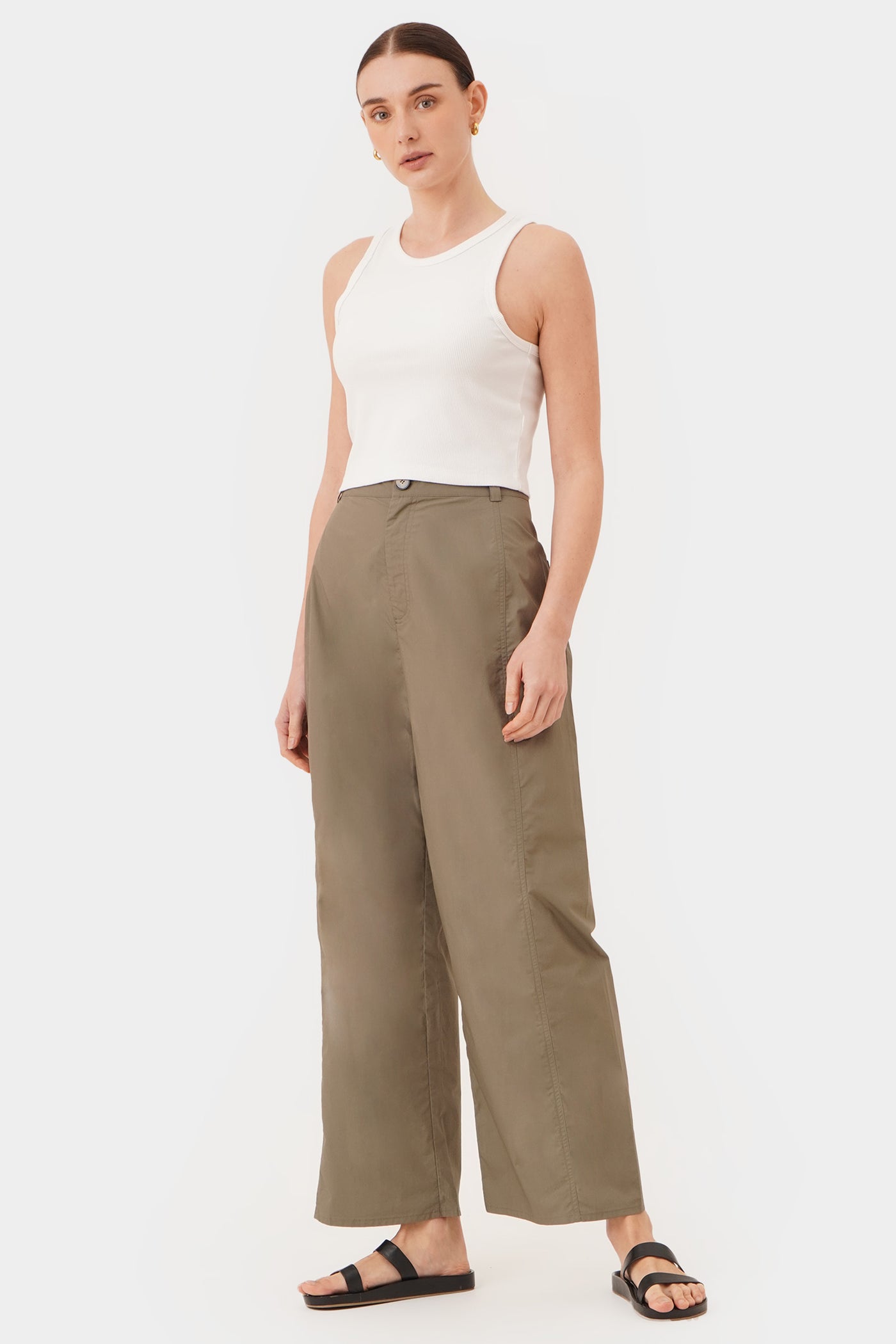 Women's Panel Wide Leg Trousers