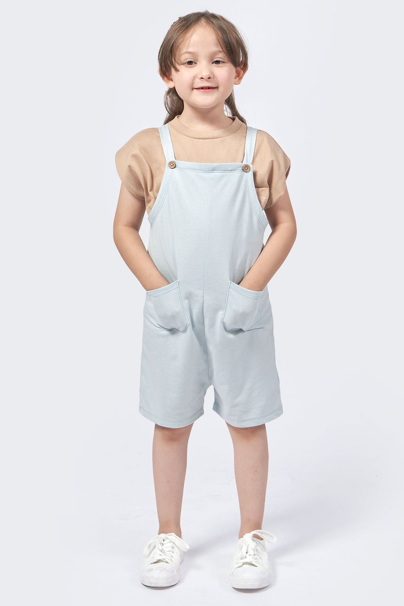 Kids' Patch Pocket Jumpsuit