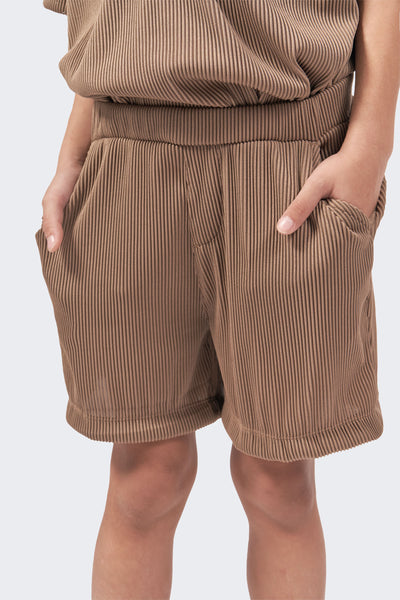 Kids' Micropleat Pull Up Shorts
