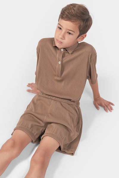Kids' Micropleat Pull Up Shorts