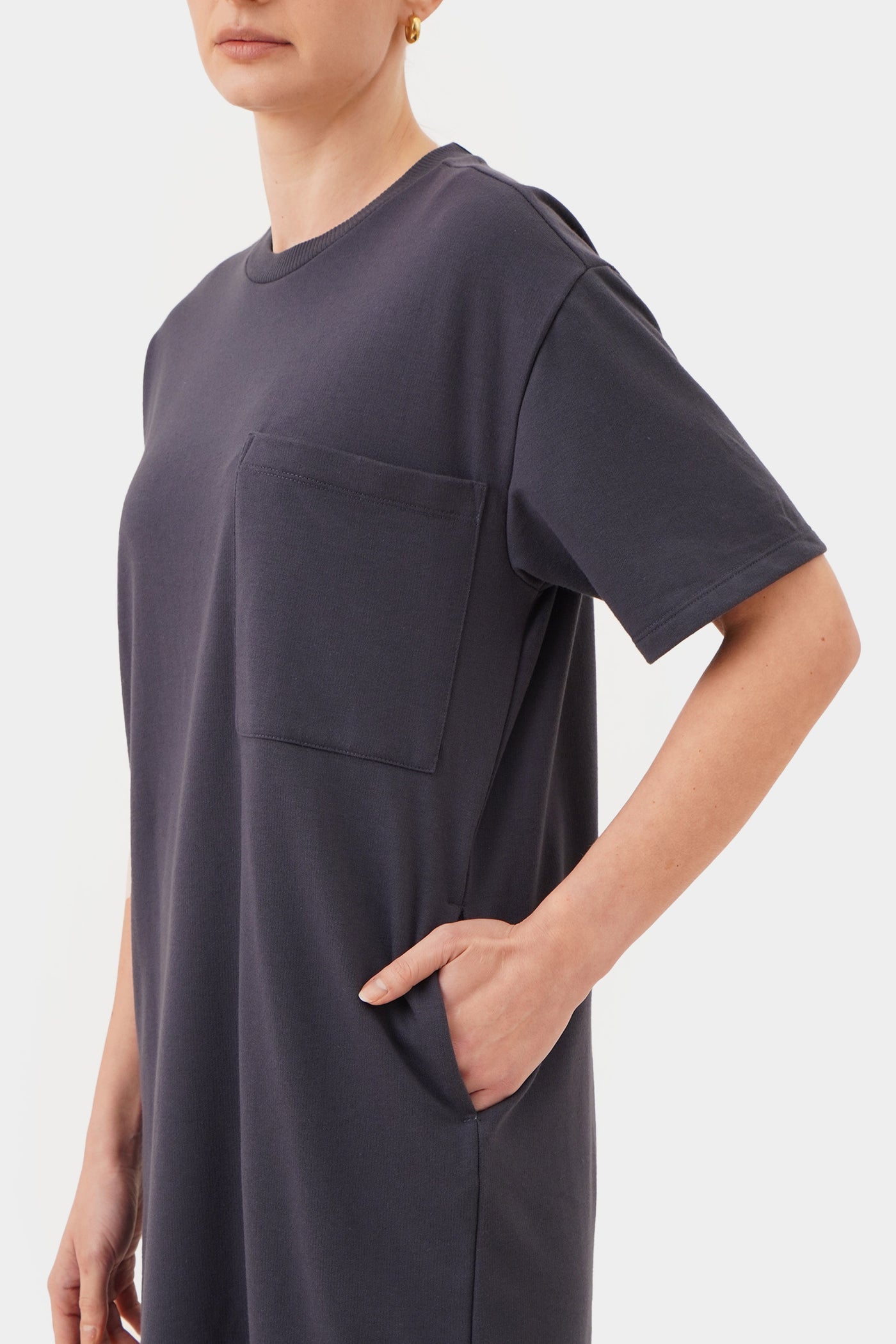 Women's Everywear Boxy T-Shirt Dress with Pocket