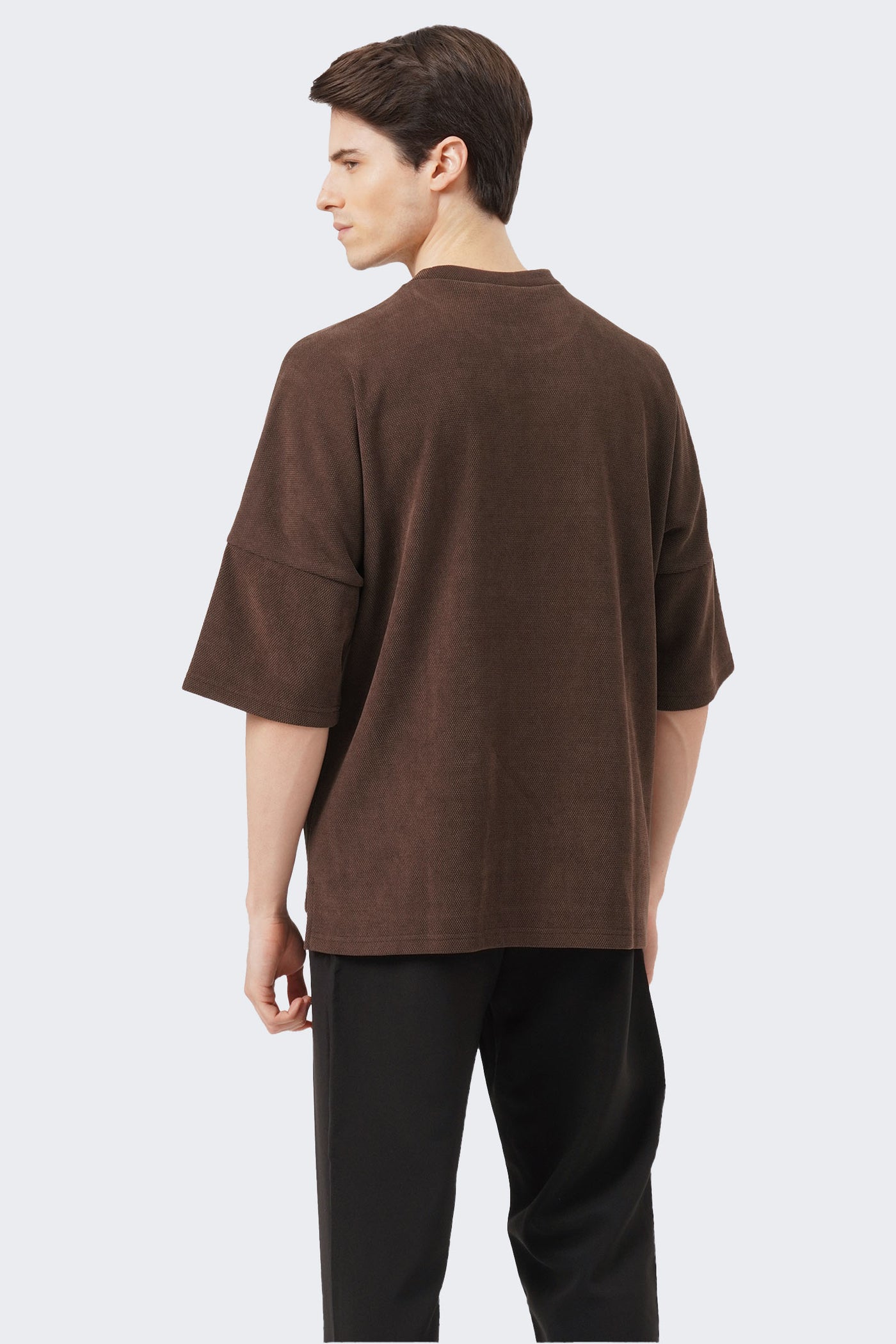 Men's Textured Drop Shoulder T-Shirt